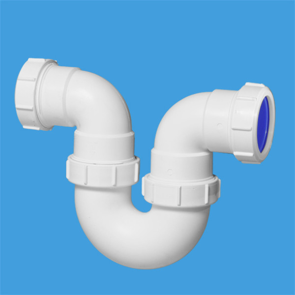 Сифон 50 мм. трубный Р-образный (горизонтальный) McAlpine (MRT32-50)