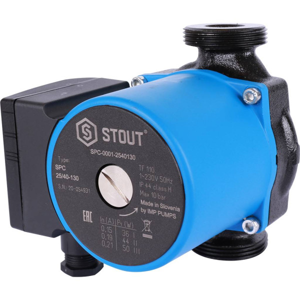 Насос циркуляционный Stout 25/40-130 (SPC-0010-2540130)