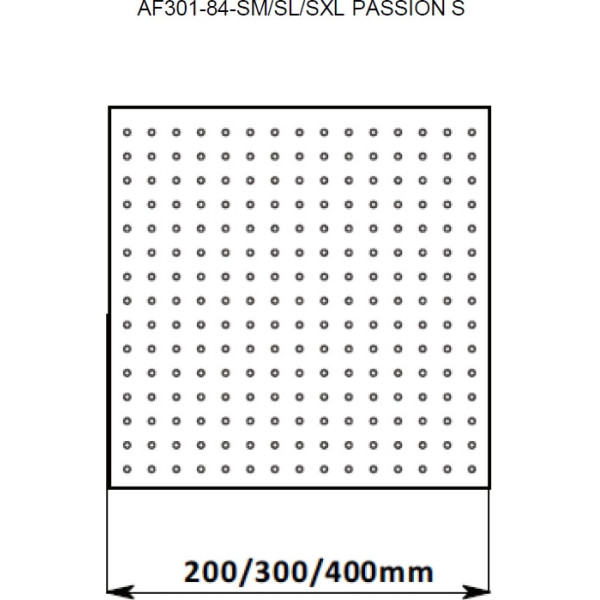 Верхний душ Aquanet Passion 400 мм (AF301-84-SXL)