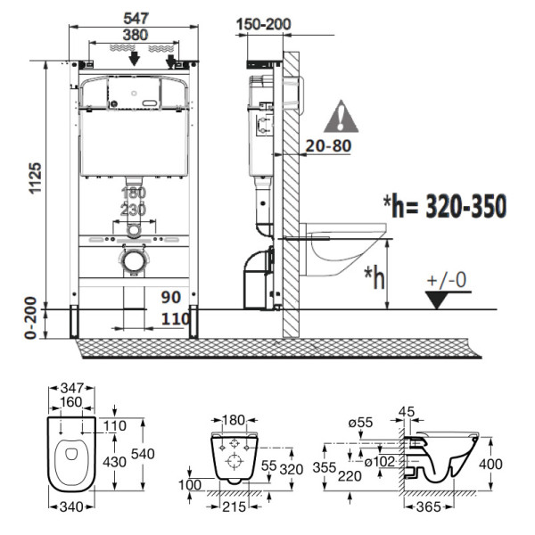 Комплект инсталляция с унитазом Roca The Gap с клавишей смыва хром 893104100 Комплект инсталляция с унитазом Roca The Gap с клавишей смыва хром 893104100
