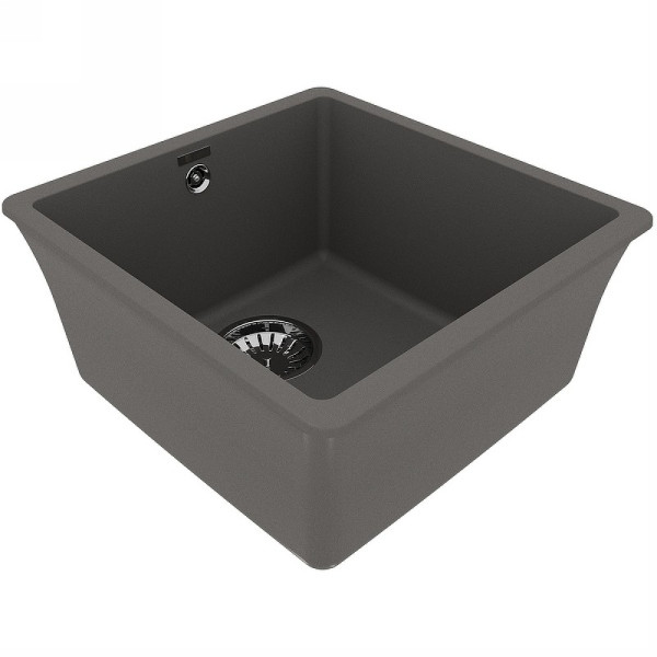 Мойка для кухни врезная Lemark Sinara 400-U 400x420 серый шелк (9910065) Мойка для кухни врезная Lemark Sinara 400-U 400x420 серый шелк (9910065)