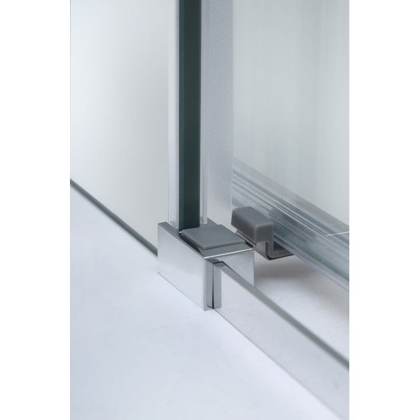 Душевой уголок Cezares Duet Soft-M 120x80x195 стекло прозрачное, профиль хром (DUET SOFT-M-AH-1-120/80-C-Cr)