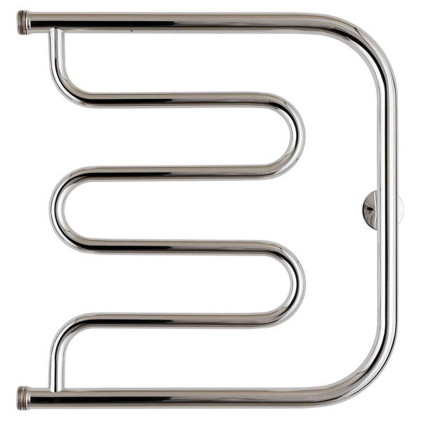 Полотенцесушитель водяной Стиле Тандем 500х500 резьба-сгон 1 хром (00011-5050)