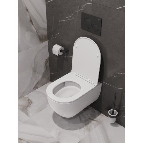Унитаз подвесной BelBagno Этна безободковый с сиденьем soft close белый (BB008CH-TOR/SC) Унитаз подвесной BelBagno Этна безободковый с сиденьем soft close белый (BB008CH-TOR/SC)