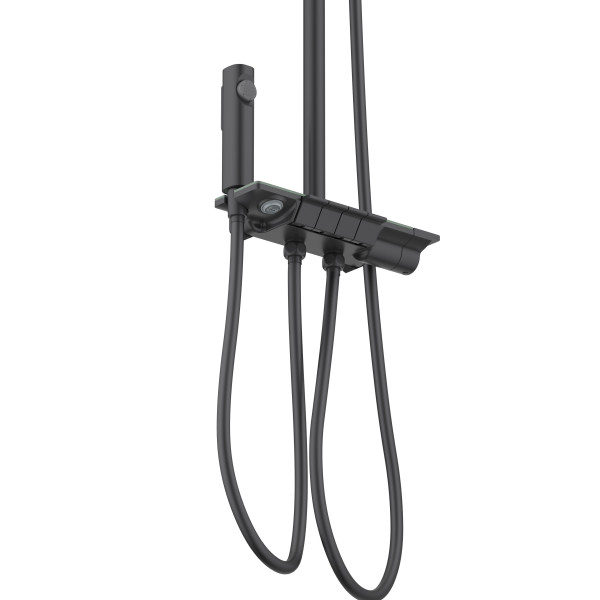 Душевая система Aquatek Поларис оружейная сталь (AQ3040BGM)