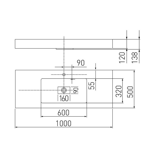 Раковина подвесная Aquaton 100x12x138 белая (1A70603KRD010) Раковина подвесная Aquaton 100x12x138 белая (1A70603KRD010)