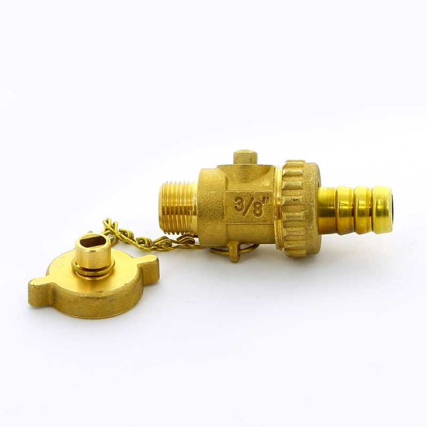 Кран Itap 3/8" Н шаровый сливной с заглушкой (латунный штуцер) (1390038) Кран Itap 3/8" Н шаровый сливной с заглушкой (латунный штуцер) (1390038)