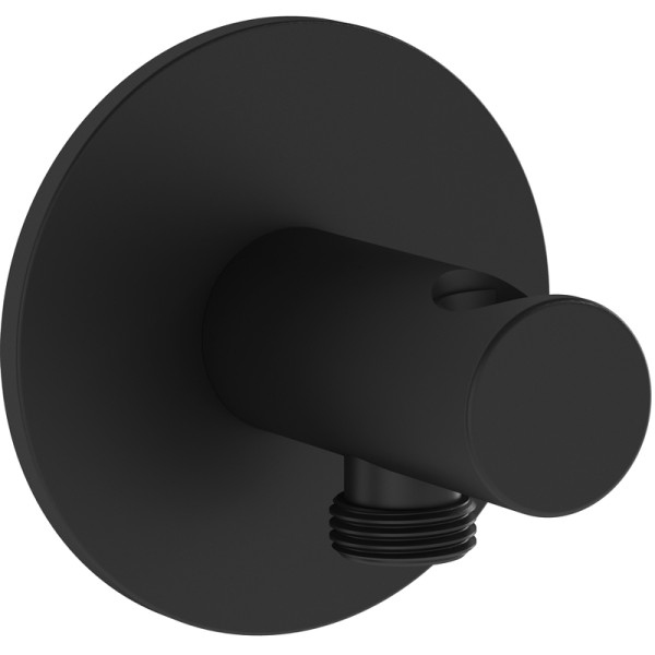 Переходник для ручного душа Vitra настенный крепеж черный матовый (A4262536WTC)