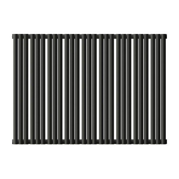 Радиатор стальной Empatiko боковое подключение, угольный черный (Takt S1-1072-500 Coal Black)