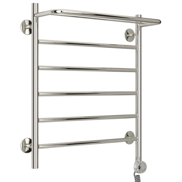 Полотенцесушитель электрический Стилье Формат 20 ТП 600x500 (Полка + 5) П16, хром (00520-6050) Полотенцесушитель электрический Стилье Формат 20 ТП 600x500 (Полка + 5) П16, хром (00520-6050)