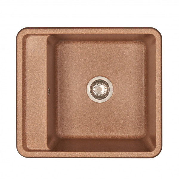 Мойка для кухни врезная Aquaton Беллис 510x570x250 терракот (1.A724.9.32B.S27.0)