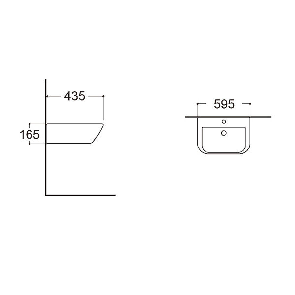 Раковина подвесная Aquatek 59,5x43,5 белая (AQ5440-00) Раковина подвесная Aquatek 59,5x43,5 белая (AQ5440-00)
