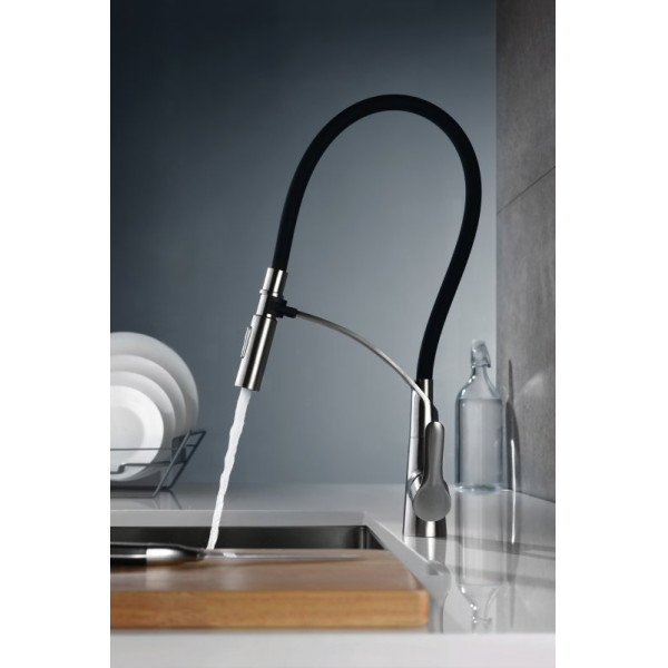 Смеситель для кухни Belbagno сатин (BB-LAM36-IN) Смеситель для кухни Belbagno сатин (BB-LAM36-IN)