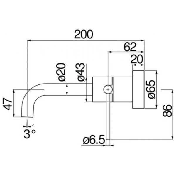 Смеситель для раковины Nobili Velis (VE125198/1CR)
