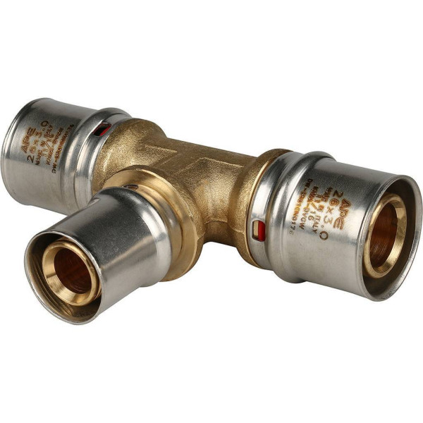 Тройник 26x20x26 Stout (пресс) (SFP-0005-262026)