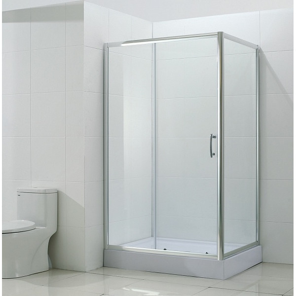 Душевой уголок BandHours Mike/Side/Rectangular 914 90х140 поддон в комплекте, стекло прозрачное, профиль хром Душевой уголок BandHours Mike/Side/Rectangular 914 90х140 поддон в комплекте, стекло прозрачное, профиль хром