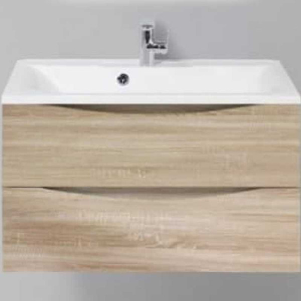 Тумба подвесная BelBagno Marino 80 Rovere Bianco (MARINO-800-2C-SO-WO-P)