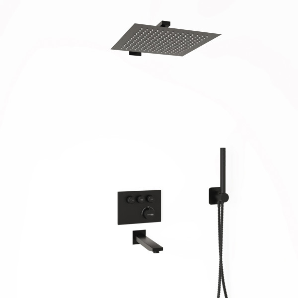 Смеситель для ванны и душа встраиваемый Thermo WasserKRAFT черный (A7458.219.162.302.240.217.220 Thermo ) Смеситель для ванны и душа встраиваемый Thermo WasserKRAFT черный (A7458.219.162.302.240.217.220 Thermo )