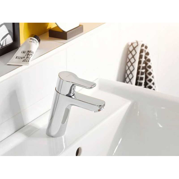 Смеситель для раковины Kludi Pure&Easy хром, донный клапан (373820565)