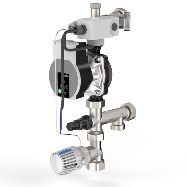 Модуль подмешивающий Rehau Flex 1" (с термостатической головкой) (13185101001) Модуль подмешивающий Rehau Flex 1" (с термостатической головкой) (13185101001)