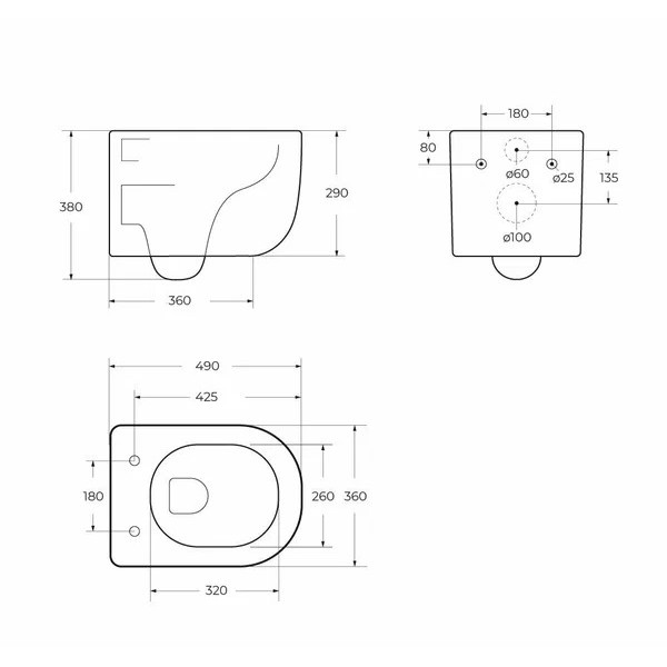 Унитаз подвесной BelBagno Soft безободковый (BB084CH-TOR/BB2034SC)
