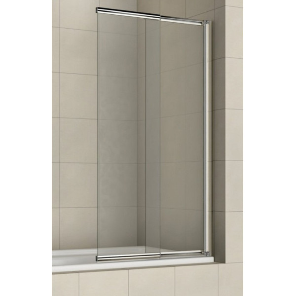 Душевая шторка Azario Merrit 80x140 стекло прозрачное, профиль хром (AZ-NF6122 80)