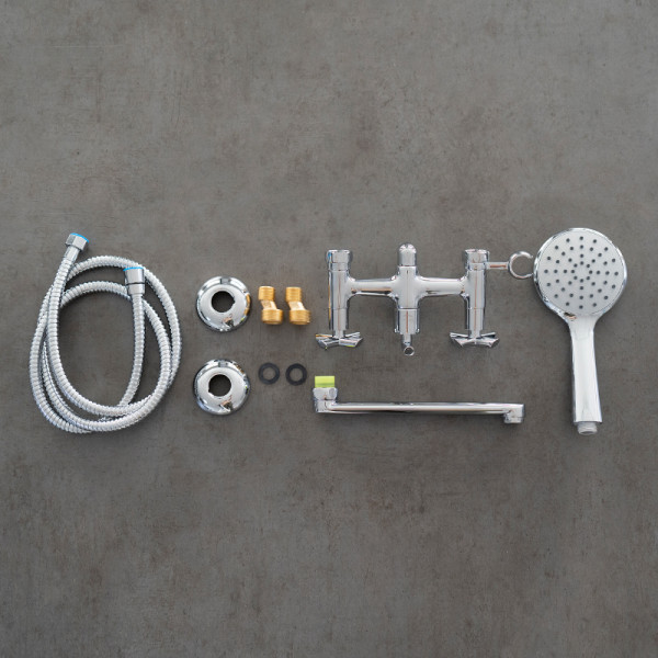 Смеситель для ванны и душа Lemark Practica хром (LM7541C)