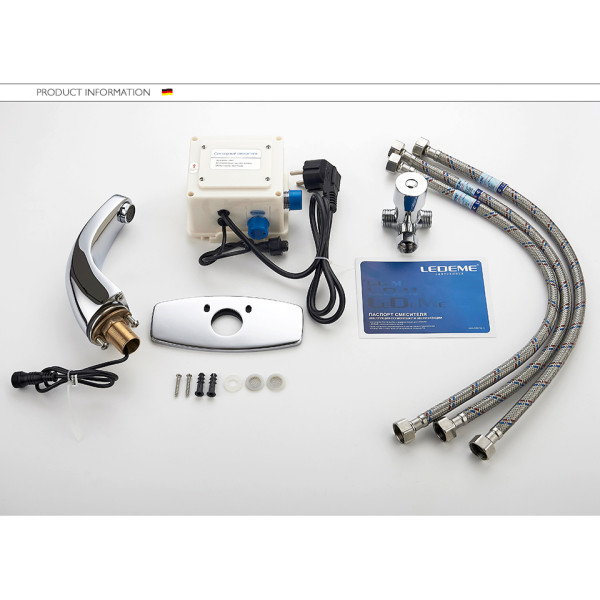 Смеситель для раковины Ledeme хром (L1055-13)