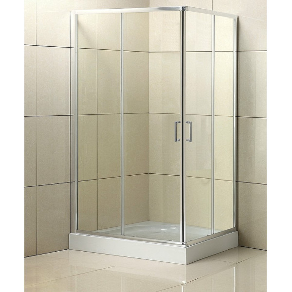 Душевой уголок BelBagno Uno-195 90x70x195 стекло прозрачное, профиль хром (UNO-195-AH-2-90/70-C-Cr)