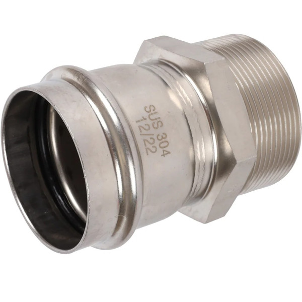 Переход 54х2"Н Rommer из нержавеющей стали (пресс) (RSS-0021-000542) Переход 54х2"Н Rommer из нержавеющей стали (пресс) (RSS-0021-000542)