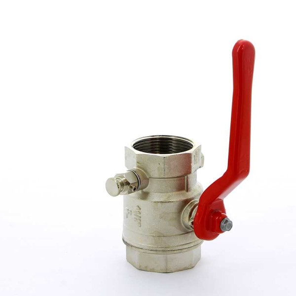 Кран Itap 1 1/2" ВВ шаровый (спускной клапан, красная ручка) (1150112)