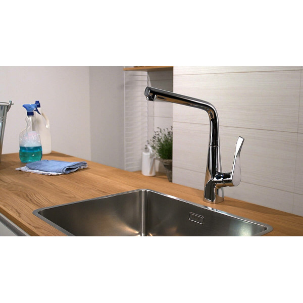 Смеситель для кухни Hansgrohe Metris хром (14822800) Смеситель для кухни Hansgrohe Metris хром (14822800)