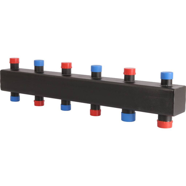 Коллектор распределительный Rommer 1"*1 1/4" на 3(5) контура (сталь, до 80 кВт) (RDG-0016-004035) Коллектор распределительный Rommer 1"*1 1/4" на 3(5) контура (сталь, до 80 кВт) (RDG-0016-004035)