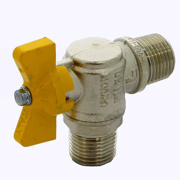 Кран газовый Itap угловой 1/2"х1/2" НН шаровый London (бабочка) (060B012) Кран газовый Itap угловой 1/2"х1/2" НН шаровый London (бабочка) (060B012)