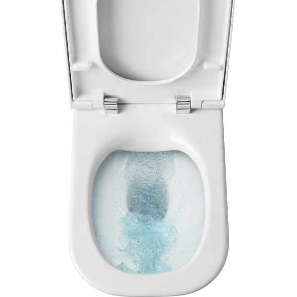 Унитаз напольный чаша Roca The Gap 60x36,5x40 белый (7.3427.3.700.H)