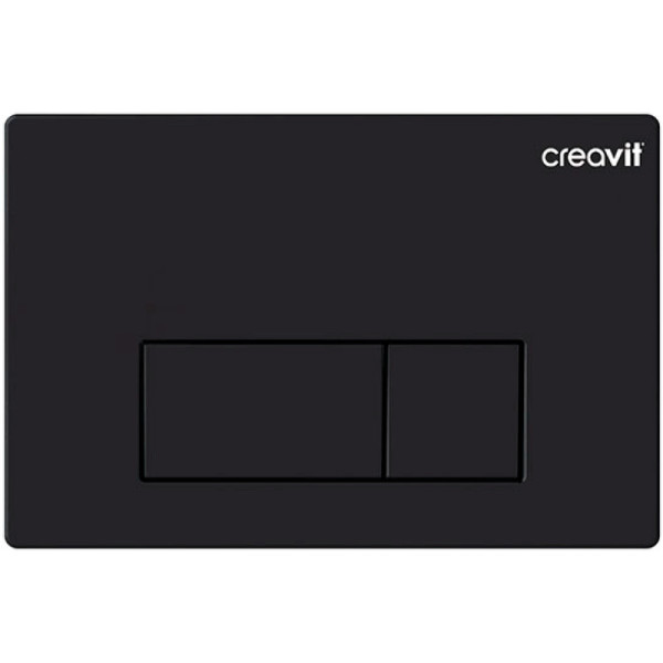 Клавиша смывная Creavit Arc черный матовый (GP8002.01) Клавиша смывная Creavit Arc черный матовый (GP8002.01)