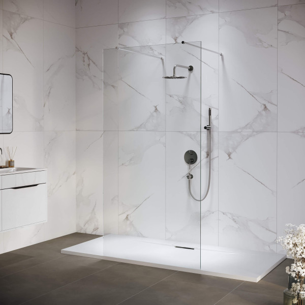 Душевое ограждение RGW Walk In 140x195 стекло прозрачное, профиль хром (35101614-11) Душевое ограждение RGW Walk In 140x195 стекло прозрачное, профиль хром (35101614-11)