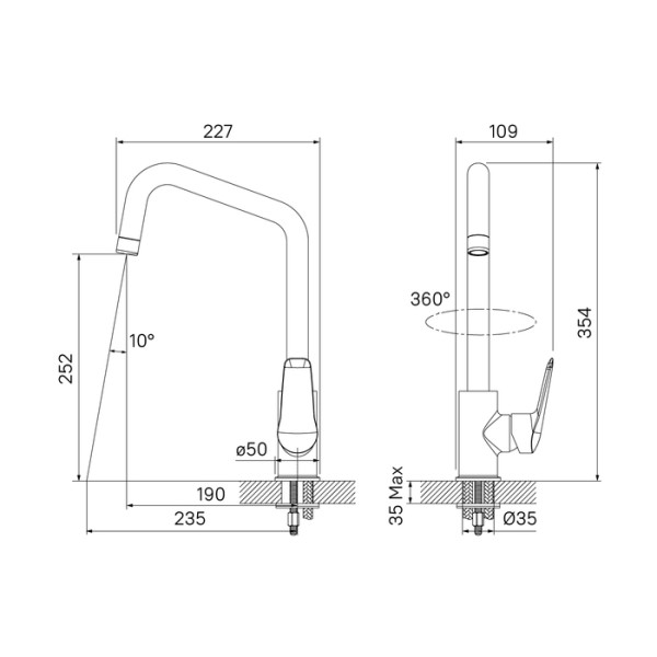 Смеситель для кухни Iddis Torr (TORSBL0i05) Смеситель для кухни Iddis Torr (TORSBL0i05)