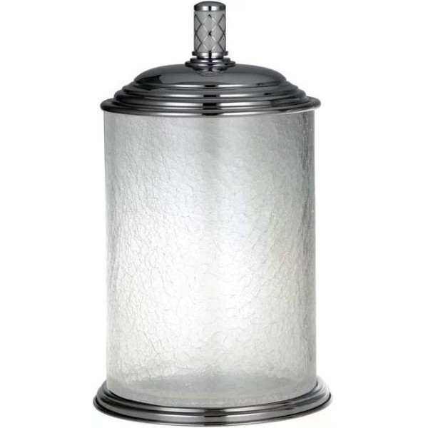 Ведро для мусора Boheme Murano 27x27x36 хром (10914-W-CR)