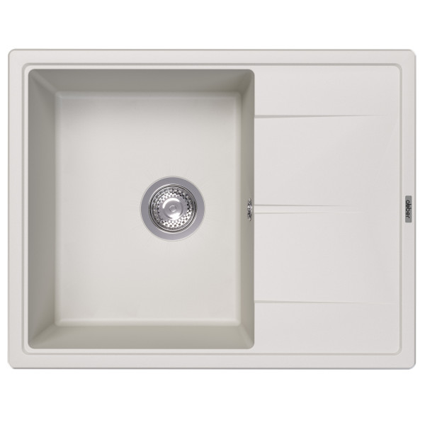 Мойка для кухни Abber Quarz 51x65x21,7 белая (AQ2903W)