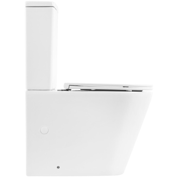 Унитаз-компакт BelBagno Flay-R безободковый (BB2149CPR/BB870SC)