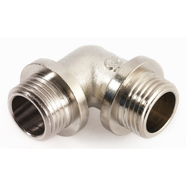 Угольник 1/2" НН с упором General Fittings (никель) 2700F9N040400A