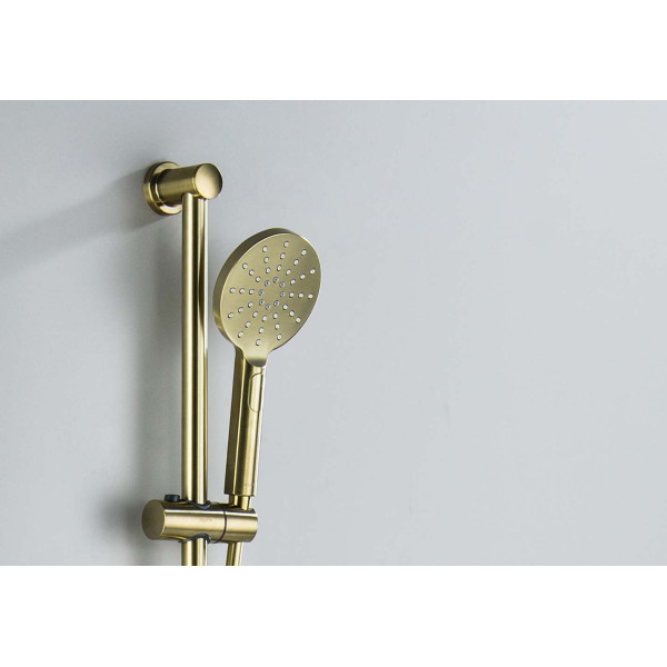 Душевой гарнитур Aquatek 3jet 65 см шлифованное золото (AQ2016BG)