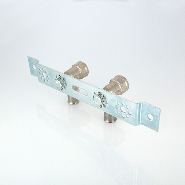 Водорозетка двойная 16x1/2" Valtec (пресс, никель) (VTm.224.N.001604) Водорозетка двойная 16x1/2" Valtec (пресс, никель) (VTm.224.N.001604)