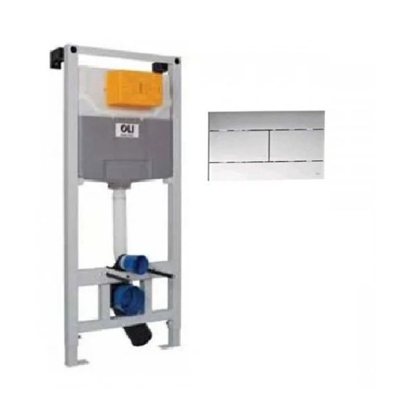 Инсталляция для унитаза с клавишей Oli 80 хром глянцевый (300572mSl00)