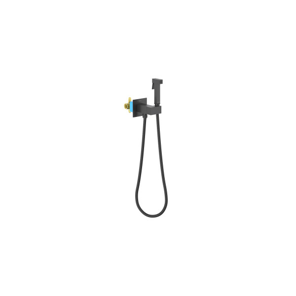 Смеситель с гигиеническим душем Aquatek Лира черный матовый (AQ1025MB) Смеситель с гигиеническим душем Aquatek Лира черный матовый (AQ1025MB)