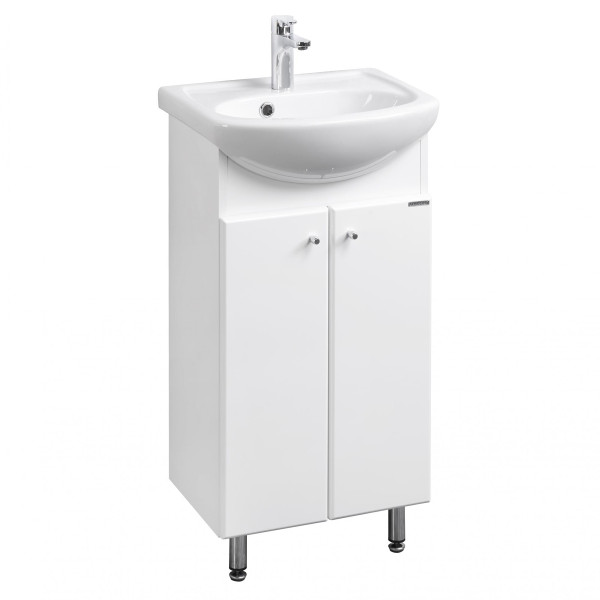 Тумба-умывальник Aquaton Мира Н 45/1WH112449 Раковина Азов-45 (1A1044K1MR010)