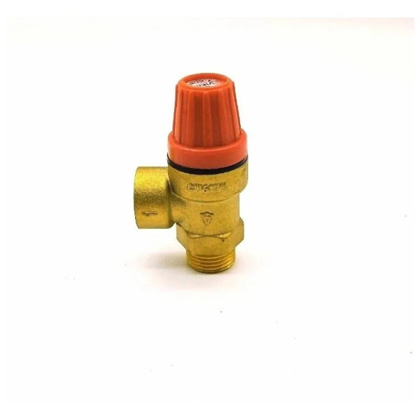Клапан предохранительный 1/2"ВН 1,5 бар Vieir (красный) (VR33FMK-1.5)