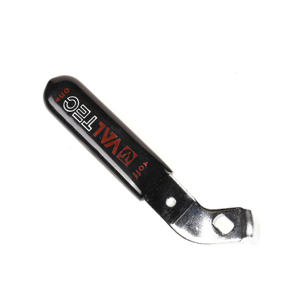 Ручка для шарового крана Valtec Perfect 1 1/4" (чёрная плоская ручка) VT.320.S.07