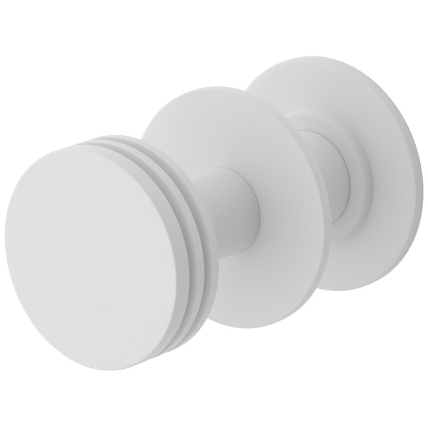 Вешалка для полотенцесушителей Сунержа Диско матовый белый (30-2010-0006)